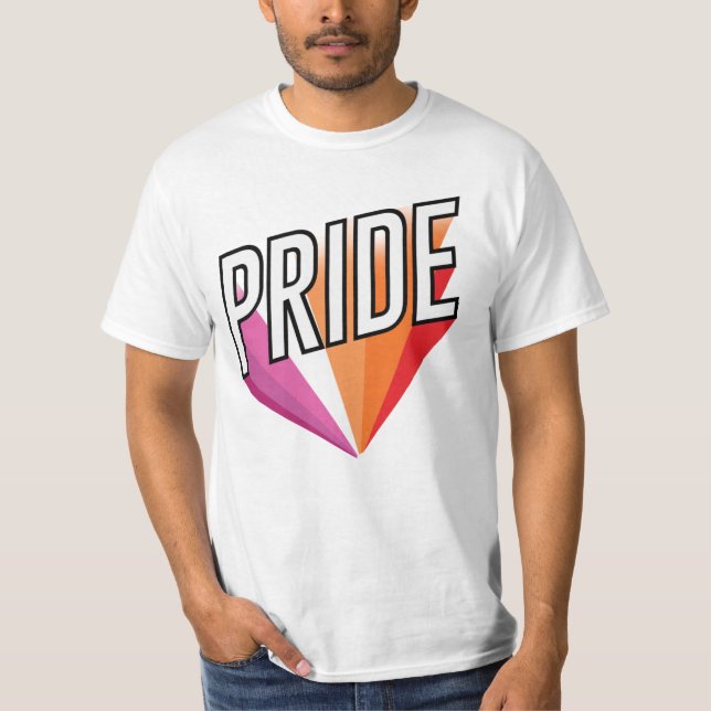 T-shirt Explosion de la fierté lesbienne (Devant)