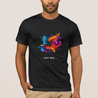 T-shirt explosion de taches de peinture