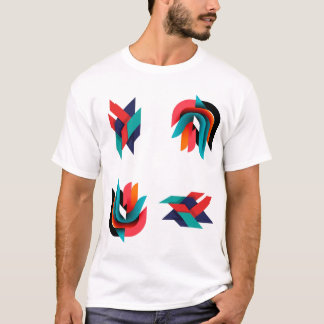 T-shirt Explosion d'énergie géométrique