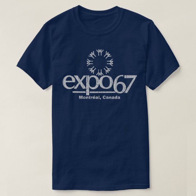 T-shirt Expo 67 Montréal 1967 (Design devant)