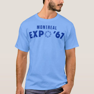 T-shirt Expo 67 Montréal Mondes Fair O Icon Blue