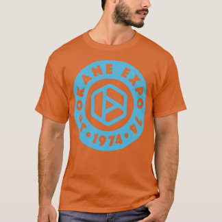 T-shirt Expo 74 Worlds Spokane Fair Circle Blue