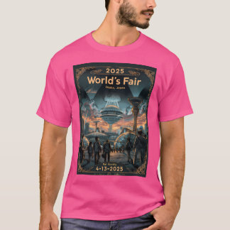 T-shirt Expo Mondiale 2025 - Poster Art À L'Exposition Uni