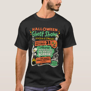 T-shirt Exposition 1950 de fantôme de Halloween