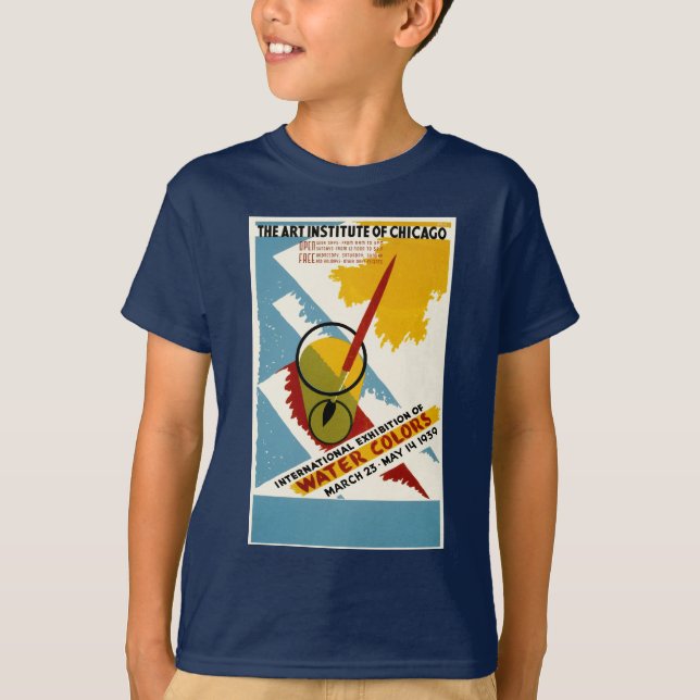 T-shirt Exposition internationale sur la couleur de l'eau (Devant)