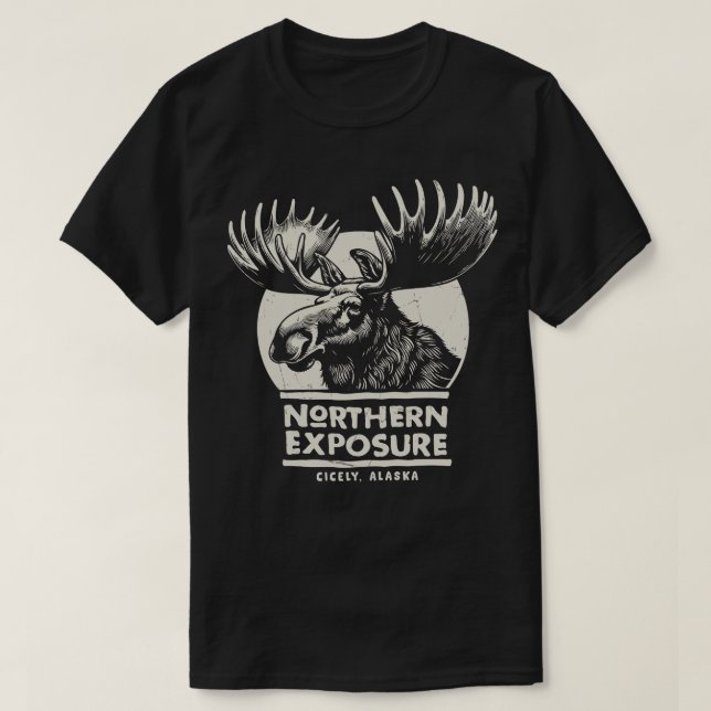 T-shirt Exposition Nord Cicely Alaska (Design devant)
