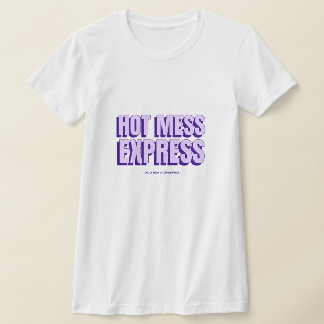 T-shirt Express à chaud (Poser)