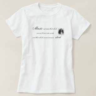 T-shirt Express de musique ce qui ne peut pas être mis