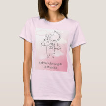 Express Fuzzy® Angel Dog rose