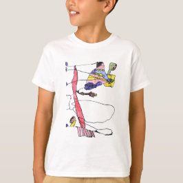 T-shirt Express Fuzzy® Ops Gzilla Essayez 2 Angles Kid