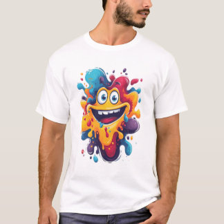 T-shirt Express-toi avec des designs d'art amusants et fou