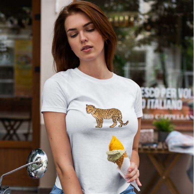 T-shirt Expression agacée Leopard (Créateur téléchargé)