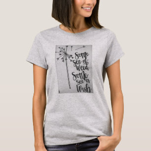 T-shirt Expression inspirante - Mauvaise herbe et désir