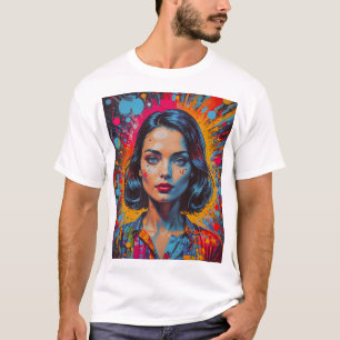 T-shirt Expression radieuse de la créativité intérieure