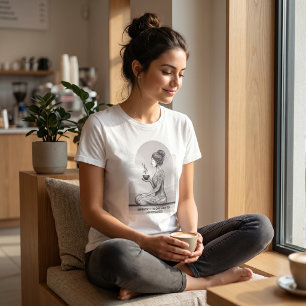 T-shirt Expresso Conscient Méditation Zen Une Tasse Bouddh