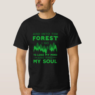 T-shirt Extérieur - Dans La Forêt Je Vais