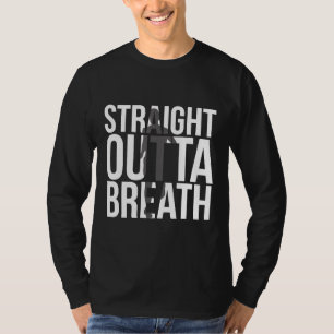 T-shirt Extérieur Droit Respiration Courir Gif Fitness Tee