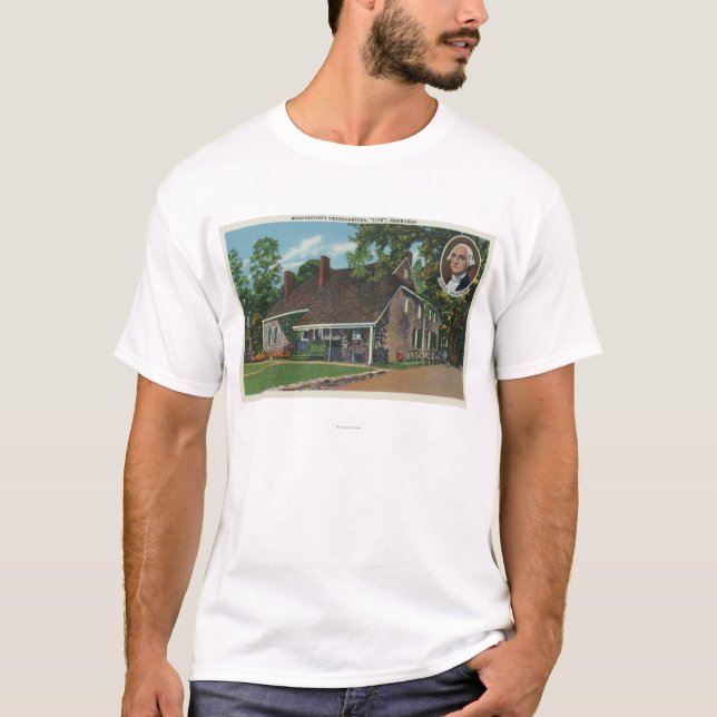 T-shirt Extérieur du QG de George Washington (Devant)