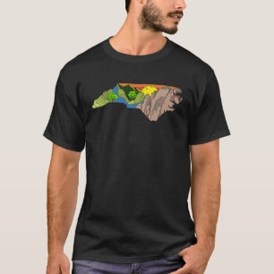 T-shirt Extérieur I Retro Nature I Caroline du Nord