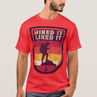 T-shirt Extérieur Randonnée Il A Aimé Il Hiker Randonnée 5