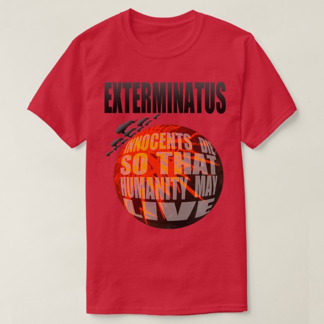 T-shirt Exterminateur complet (Design devant)