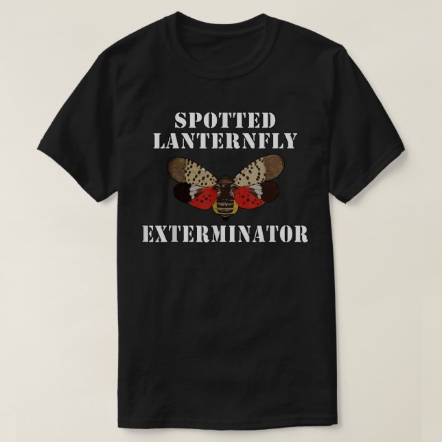 T-shirt Exterminateur de Lanternfly (Design devant)