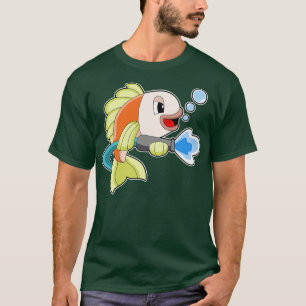 T-shirt Extincteur incendie pompier de poisson