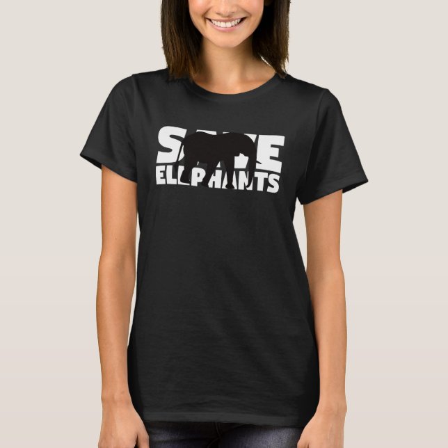 T-shirt Extinction Endangered Animal Activist  Save Elepha (Devant)