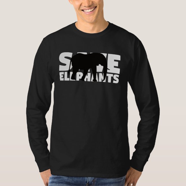 T-shirt Extinction Endangered Animal Activist  Save Elepha (Devant)