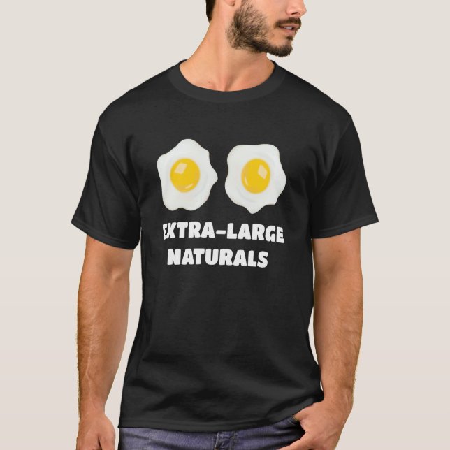 T-shirt Extra Large Natural Eggs (Devant)