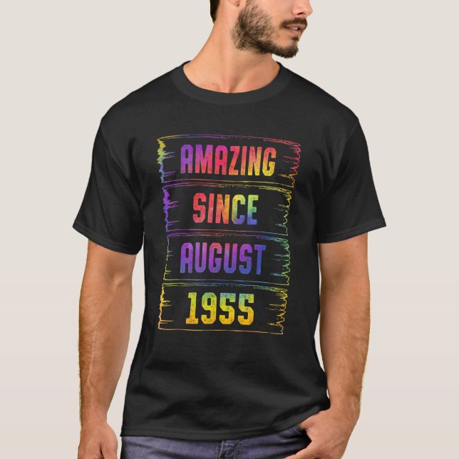 T-shirt Extraordinaire depuis août 1955 68 Ans 68e anniver (Devant)