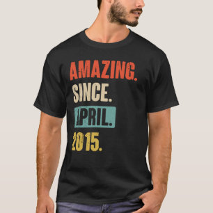 T-shirt Extraordinaire depuis avril 2015 Anniversaire 8ème