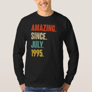 T-shirt Extraordinaire depuis juillet 1995 27 ans 27e anni