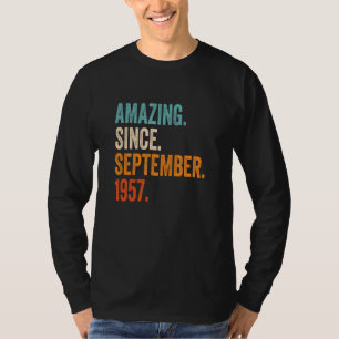 T-shirt Extraordinaire depuis septembre 1957 66e anniversa