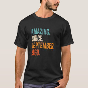T-shirt Extraordinaire depuis septembre 1960 63e anniversa