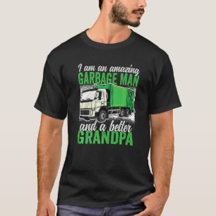 T-shirt Extraordinaire Garbage Man Et Un Meilleur Grand-Pè