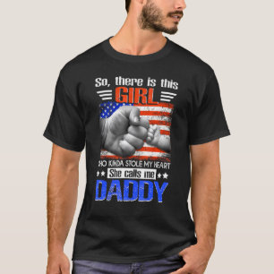 T-shirt Extraordinaire Mignonne Fille Qui M'A Volé Le Coeu