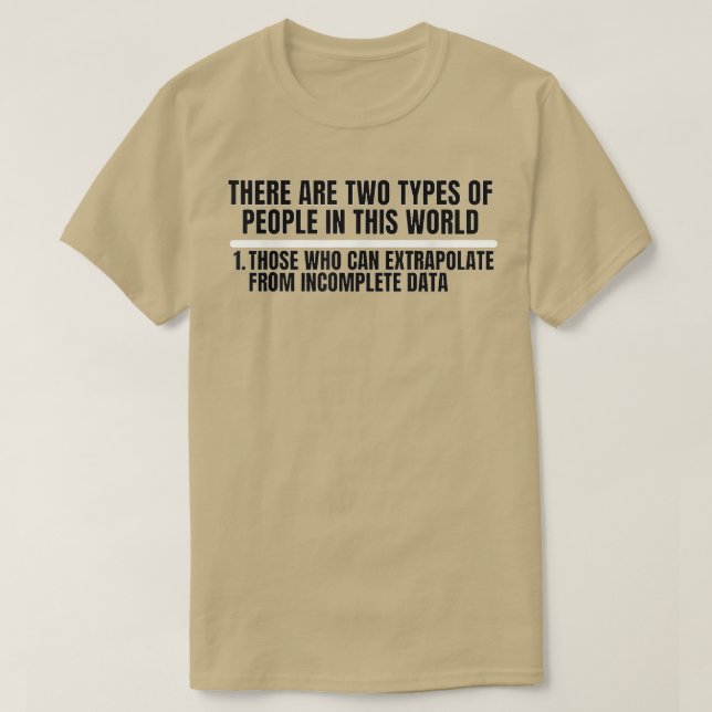 T-shirt Extrapoler T ShirtData Science Shirt 518 (Design devant)