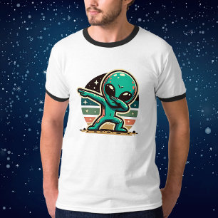 T-shirt Extraterrestre Alien Drôle qui fait le Dab