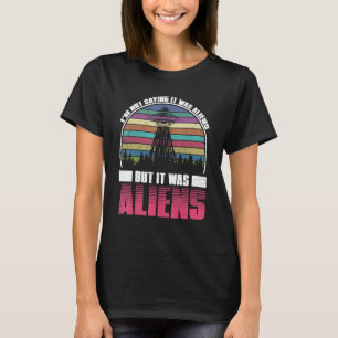 T-shirt Extraterrestrial Retro Ufo Idea Alien