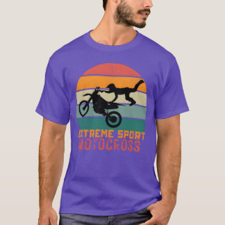 T-shirt EXTREME SPORT MOTOCROSS funny