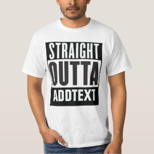 T-shirt Extrémité droite ajoutez votre texte