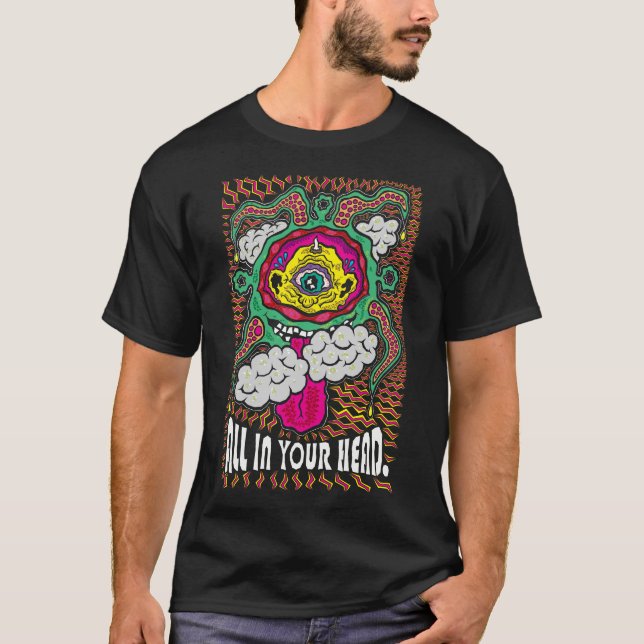 T-shirt 'Eye-C-U' dans votre tête. (Devant)