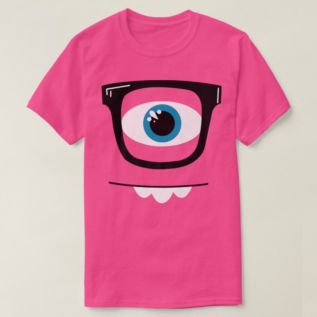 T-shirt Eyeball drôle Monster visage graphique Halloween C (Design devant)