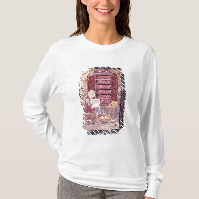 T-shirt Ezra écrivant les livres sacrés (Devant)