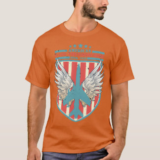 T-shirt F105 Bombe à tonnerre déstabilisé Drapeau US 1