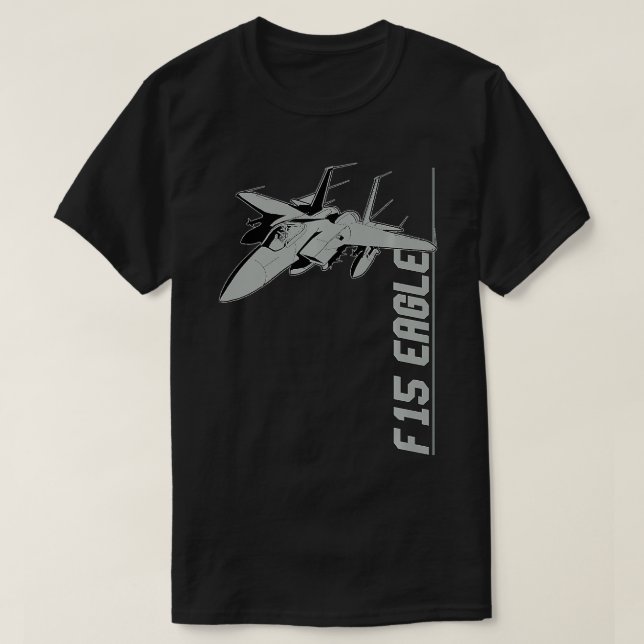 T-shirt F15 Eagle Jet Fighters Premium (Design devant)