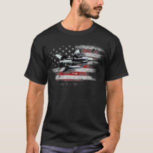 T-shirt F16 Drapeau du pilote F16 pour la lutte contre le 
