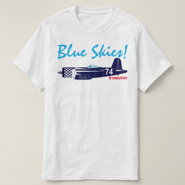 T-shirt F2G #74 Blue Skies ! (Design devant)
