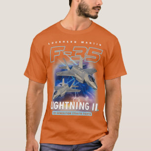 T-shirt F35 Lightning II - Cadeau pilote